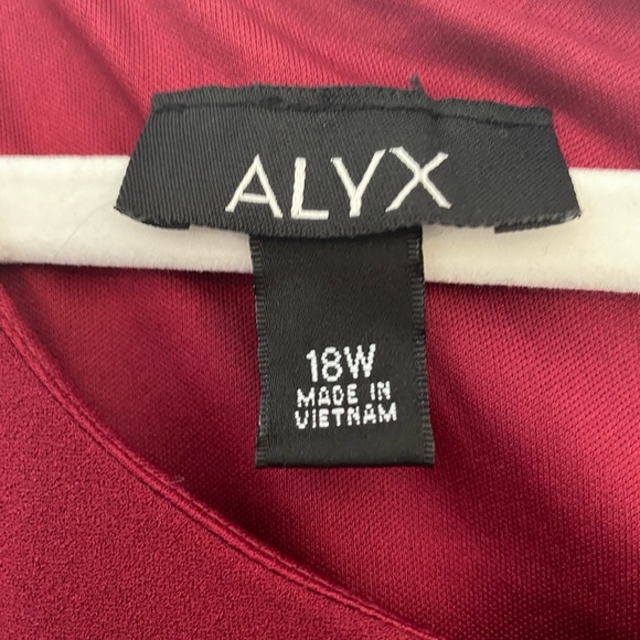 ALYX Red Cocktail Dress with Gold Detail - Picture 2 of 2